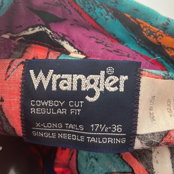 Vintage Wrangler rodeo shirt. - Picture 4 of 4